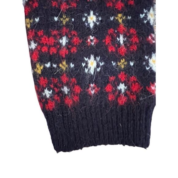 Uniqlo Ines de la Fressange Women's Jacquard Wool Alpaca Double Knit Cardigan XS - Picture 5 of 8